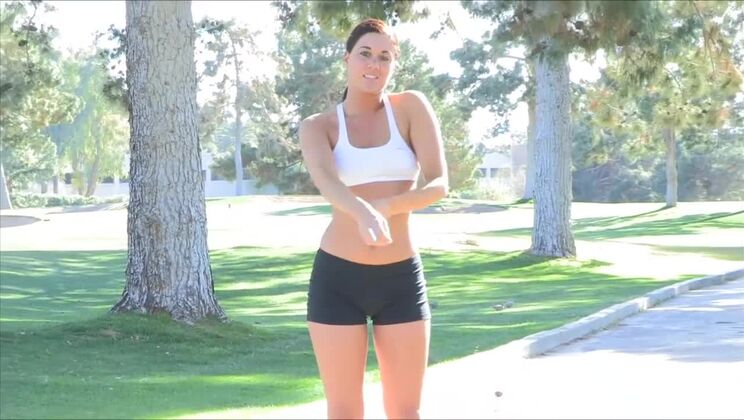 Fit Lady's Nude Workout: Harper